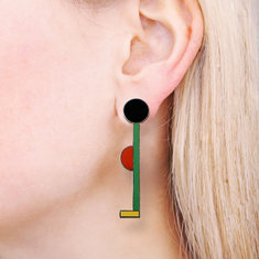 Bob Zoell MUM & DAD Earrings jewelry acme collection