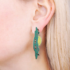 Bob Zoell TURTLE TOWN Earrings jewelry acme collection
